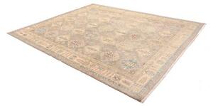Tappeto Kazak Washed Geometrico Grigio Azzurro 245x304 Cm