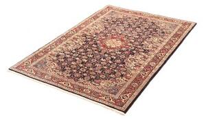 Tappeto Sarough Stilizzato Blu Scuro Rosso Mattone 105x144 Cm