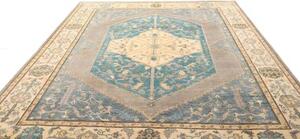Tappeto Zigler Fine Stilizzato Azzurro Grigio 248x290 Cm