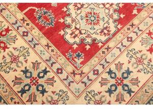 Tappeto Kazak Stilizzato Rosso Avorio 247x308 Cm