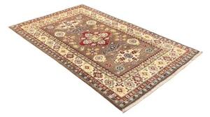 Tappeto Kazak Washed Stilizzato Marrone Avorio 121x193 Cm