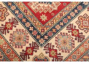 Tappeto Kazak Geometrico Rosso Avorio 273x360 Cm