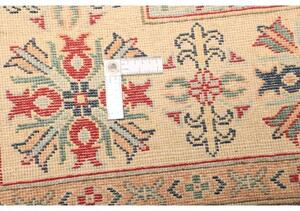 Tappeto Kazak Stilizzato Rosso Avorio 247x308 Cm