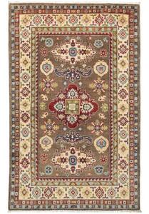 Tappeto Kazak Washed Stilizzato Marrone Avorio 121x193 Cm