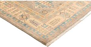 Tappeto Kazak Washed Geometrico Grigio Azzurro 245x304 Cm