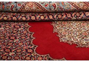 Tappeto Moud Stilizzato Rosso Scuro Blu Polvere 225x320 Cm