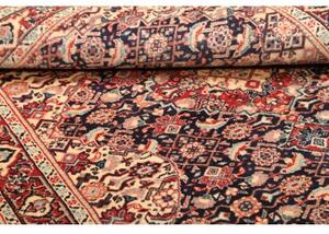 Tappeto Sarough Stilizzato Blu Scuro Rosso Mattone 105x144 Cm