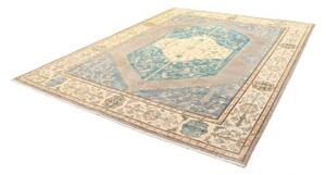 Tappeto Zigler Fine Stilizzato Azzurro Grigio 248x290 Cm