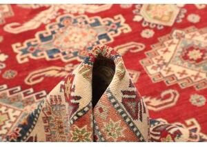 Tappeto Kazak Geometrico Rosso Avorio 273x360 Cm