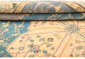 Tappeto Zigler Fine Stilizzato Azzurro Grigio 248x290 Cm