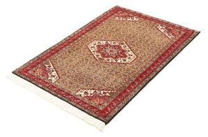 Tappeto Ardabil Stilizzato Rosso Beige 72x105 Cm