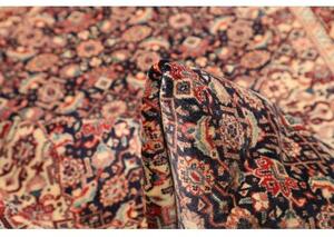 Tappeto Sarough Stilizzato Blu Scuro Rosso Mattone 105x144 Cm