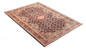 Tappeto Sarough Stilizzato Blu Scuro Rosso Mattone 105x144 Cm