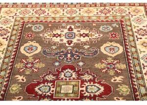 Tappeto Kazak Washed Stilizzato Marrone Avorio 121x193 Cm