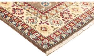 Tappeto Kazak Washed Stilizzato Marrone Avorio 121x193 Cm