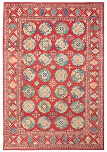 Tappeto Zigler Stilizzato Rosso Azzurro 201x293 Cm
