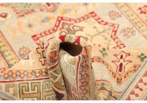 Tappeto Kazak Washed Stilizzato Celeste Rosso 119x175 Cm