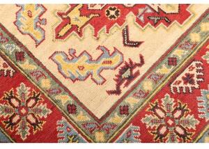 Tappeto Kazak Stilizzato Rosso Avorio 118x192 Cm