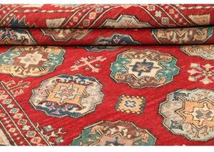 Tappeto Zigler Stilizzato Rosso Azzurro 201x293 Cm