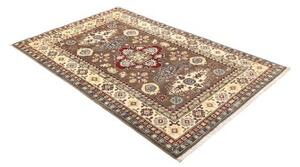 Tappeto Kazak Washed Stilizzato Marrone Avorio 119x187 Cm