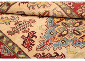 Tappeto Kazak Stilizzato Rosso Avorio 118x192 Cm
