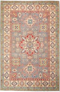 Tappeto Kazak Washed Stilizzato Grigio Rosso 200x305 Cm
