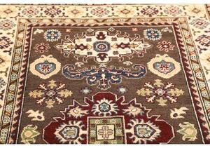 Tappeto Kazak Washed Stilizzato Marrone Avorio 119x187 Cm