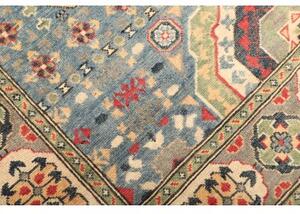 Tappeto Kazak Washed Stilizzato Blu Beige 153x197 Cm