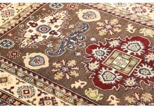 Tappeto Kazak Washed Stilizzato Marrone Avorio 119x187 Cm