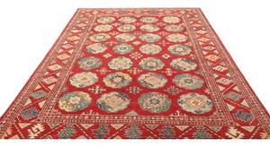 Tappeto Zigler Stilizzato Rosso Azzurro 201x293 Cm