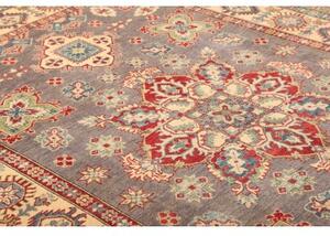 Tappeto Kazak Washed Stilizzato Grigio Rosso 200x305 Cm