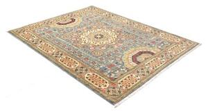 Tappeto Kazak Washed Stilizzato Blu Beige 153x197 Cm