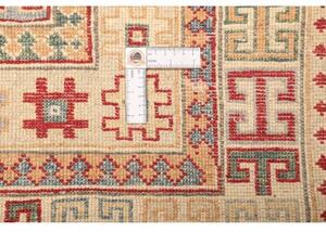 Tappeto Kazak Washed Stilizzato Celeste Rosso 119x175 Cm