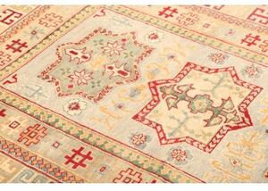 Tappeto Kazak Washed Stilizzato Celeste Rosso 119x175 Cm