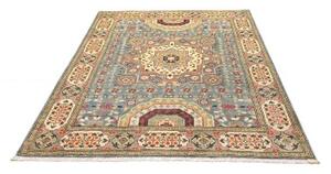 Tappeto Kazak Washed Stilizzato Blu Beige 153x197 Cm
