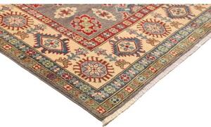 Tappeto Kazak Washed Stilizzato Grigio Rosso 200x305 Cm