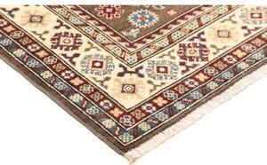 Tappeto Kazak Washed Stilizzato Marrone Avorio 119x187 Cm