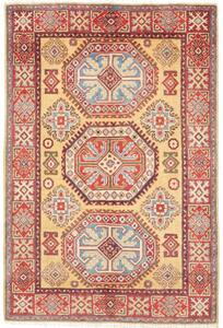 Tappeto Kazak Washed Stilizzato Becco Di Corda Rosso Mattone 100x153 Cm