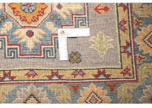 Tappeto Kazak Washed Geometrico Grigio Azzurro 83x125 Cm