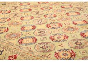 Tappeto Zigler Stilizzato Verde Salvia Rosso Mattone 300x428 Cm