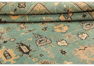 Tappeto Zigler Stilizzato Verde Acqua Crema 167x239 Cm