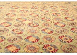 Tappeto Zigler Stilizzato Verde Salvia Rosso Mattone 300x428 Cm
