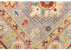 Tappeto Kazak Washed Geometrico Grigio Azzurro 83x125 Cm