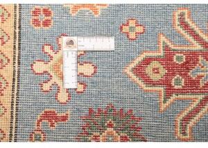 Tappeto Kazak Washed Stilizzato Celeste Avorio 164x243 Cm