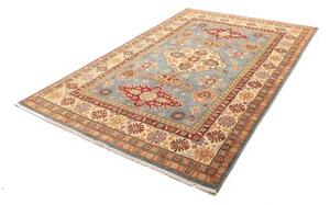 Tappeto Kazak Washed Stilizzato Celeste Avorio 164x243 Cm
