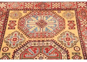 Tappeto Kazak Washed Stilizzato Becco Di Corda Rosso Mattone 100x153 Cm