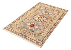 Tappeto Kazak Washed Geometrico Grigio Azzurro 83x125 Cm