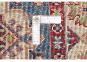Tappeto Kazak Washed Stilizzato Azzurro Avorio Corsia 89x393 Cm