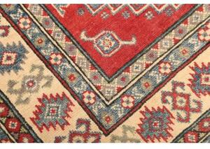 Tappeto Kazak Geometrico Rosso Avorio 103x150 Cm