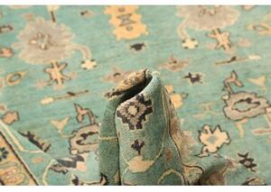 Tappeto Zigler Stilizzato Verde Acqua Crema 167x239 Cm